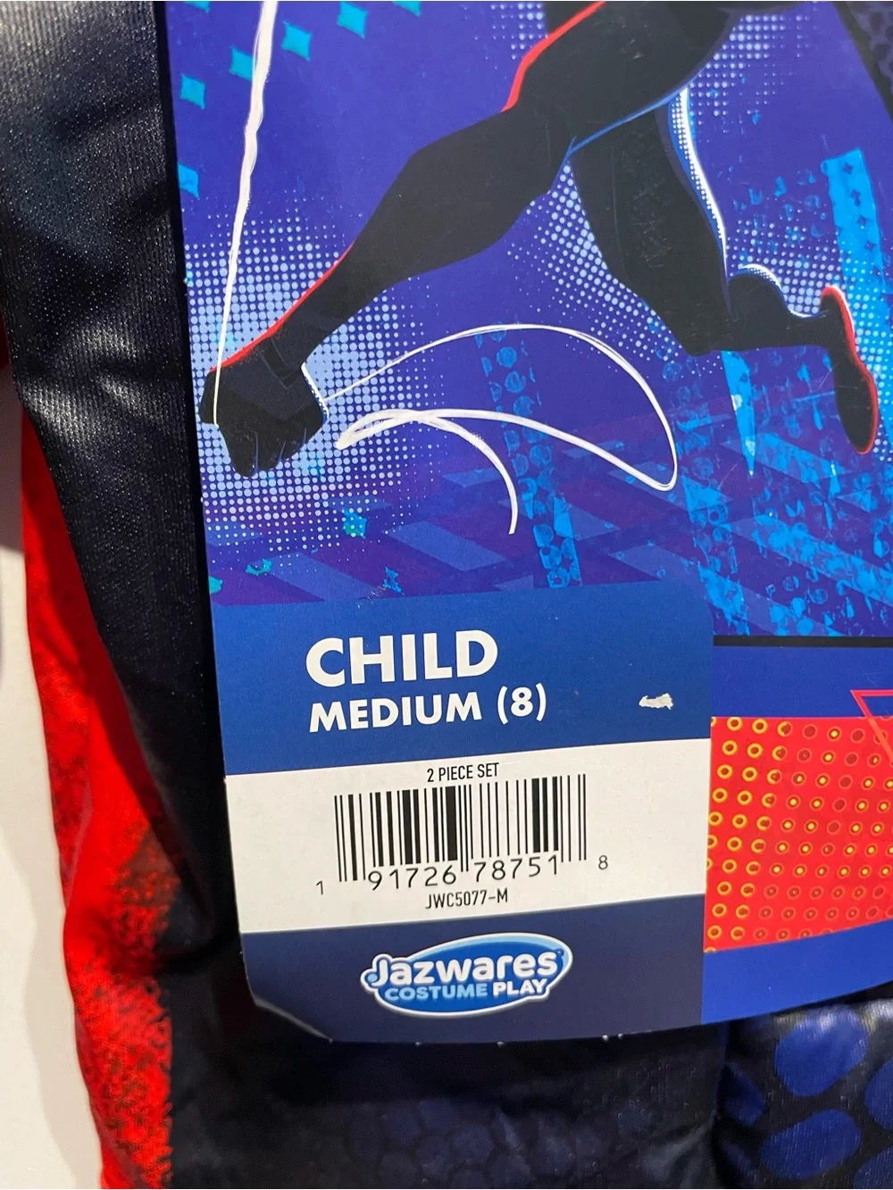 Marvel Avengers Spider-Man Across the Spider Verse Miles Morales Youth M(8) NWT - Picture 3 of 8